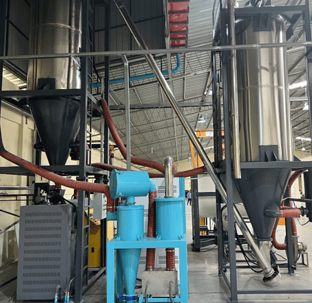 PET fully automatic packaging belt production line