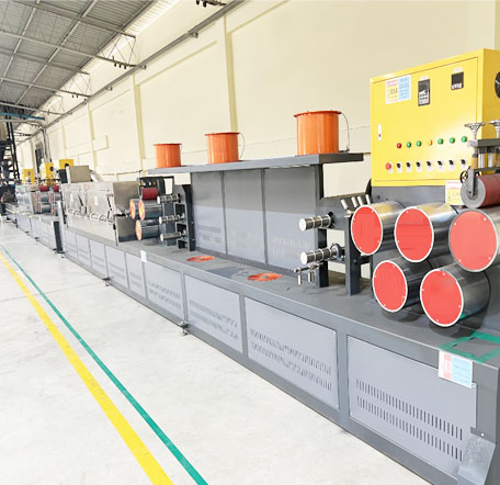 PET fully automatic packaging belt production line
